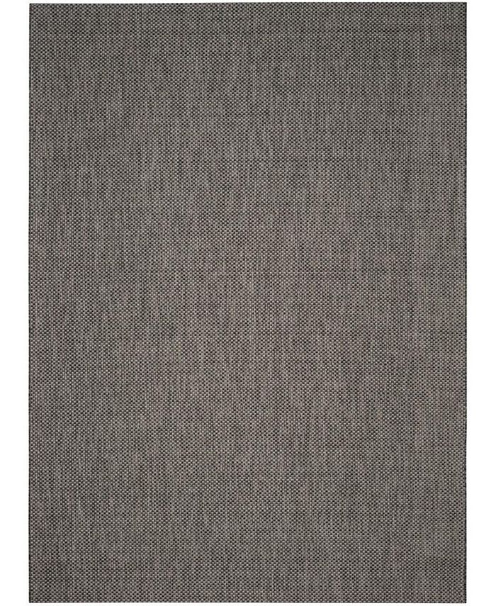 Safavieh Courtyard Black and Beige 9' x 12' Sisal Weave Outdoor Area Rug