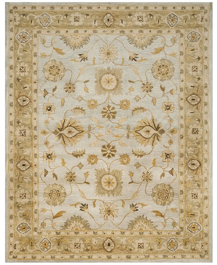 Safavieh Antiquity At856 Mist and Sage 7'6" x 9'6" Area Rug