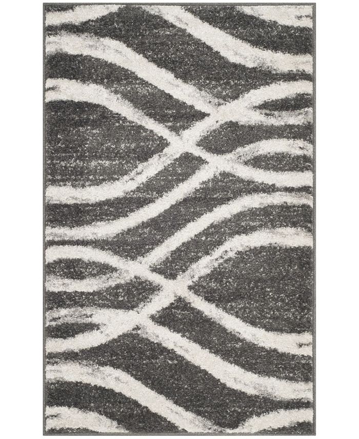 Safavieh Adirondack Charcoal and Ivory 3' x 5' Area Rug