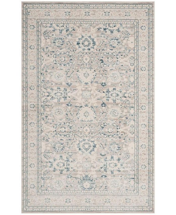 Safavieh Archive Gray and Blue 6'7" x 9'2" Area Rug