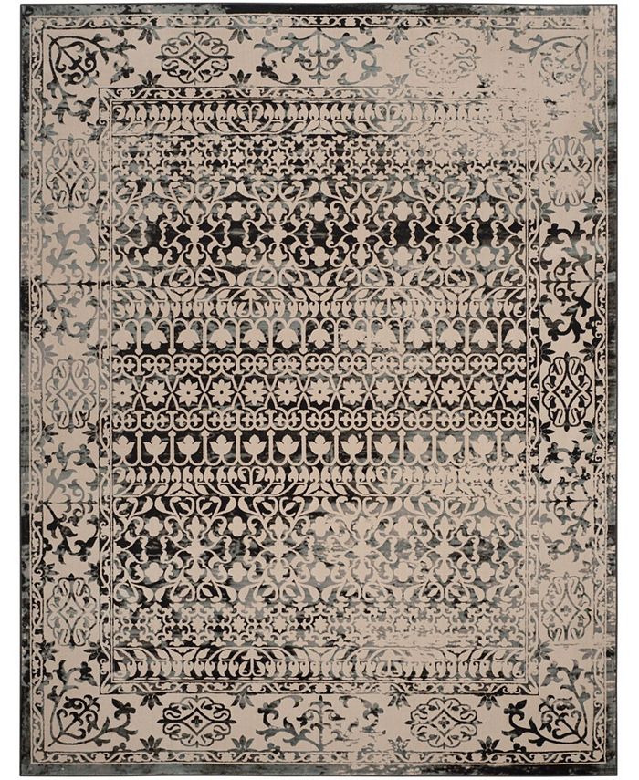 Safavieh Brilliance Cream and Dark Gray 8' x 10' Area Rug