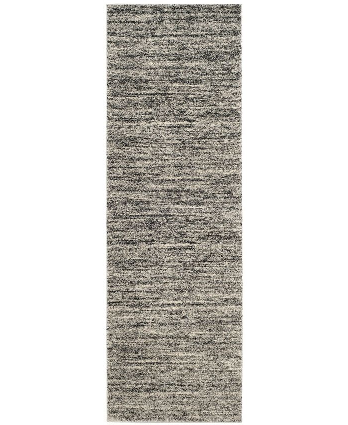 Safavieh Retro Ivory and Grey 2'3" x 7' Runner Area Rug