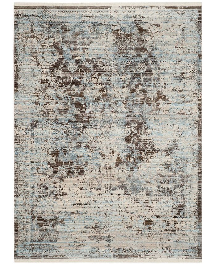 Safavieh Vintage Persian Brown and Light Blue 6' x 9' Area Rug