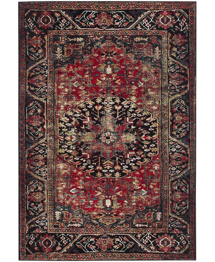 Safavieh Vintage Hamadan Red and Multi 4' x 6' Area Rug