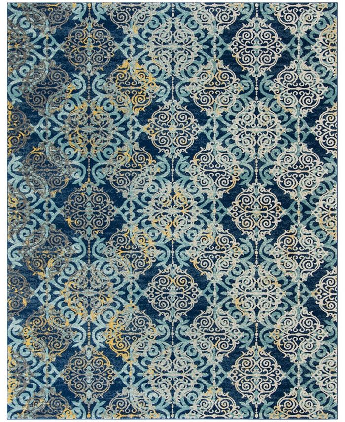 Safavieh Evoke Royal and Light Blue 8' x 10' Area Rug