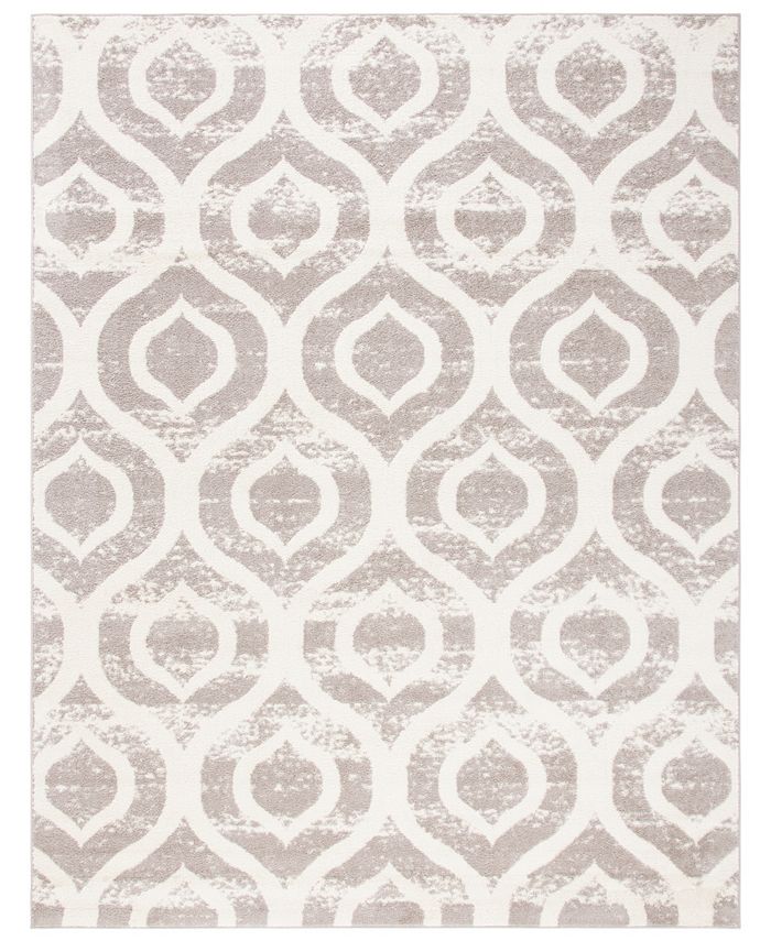 Safavieh Amsterdam Ivory and Mauve 6'7" x 9'2" Outdoor Area Rug