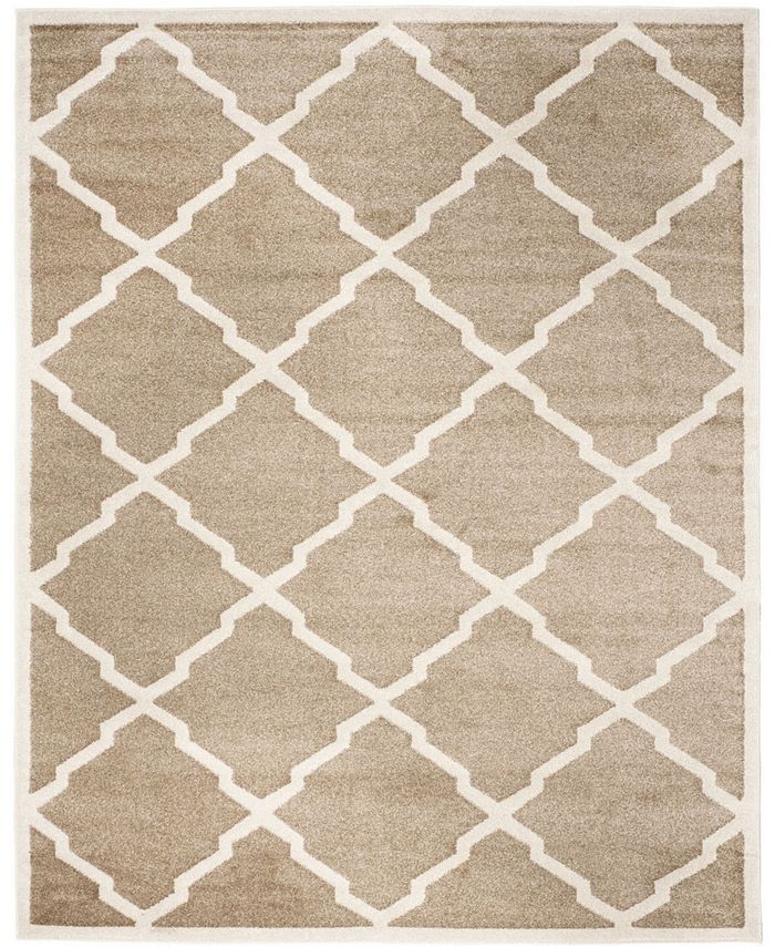 Safavieh Amherst Wheat and Beige 11' x 16' Rectangle Outdoor Area Rug