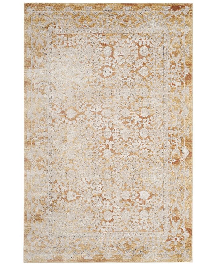 Safavieh Palermo Gold and Beige 5'1" x 7'6" Area Rug