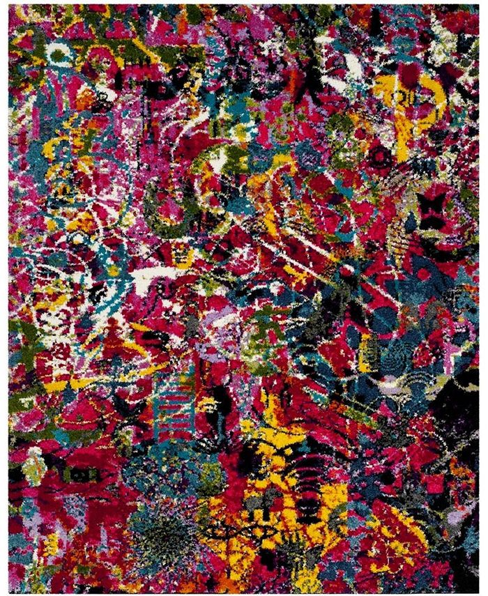 Safavieh Fiesta Fuchsia and Multi 8' x 10' Area Rug