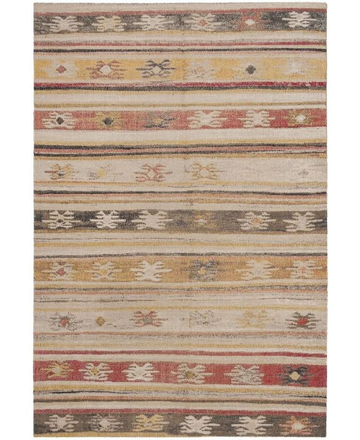 Safavieh Montage Taupe and Multi 5' x 8' Outdoor Area Rug