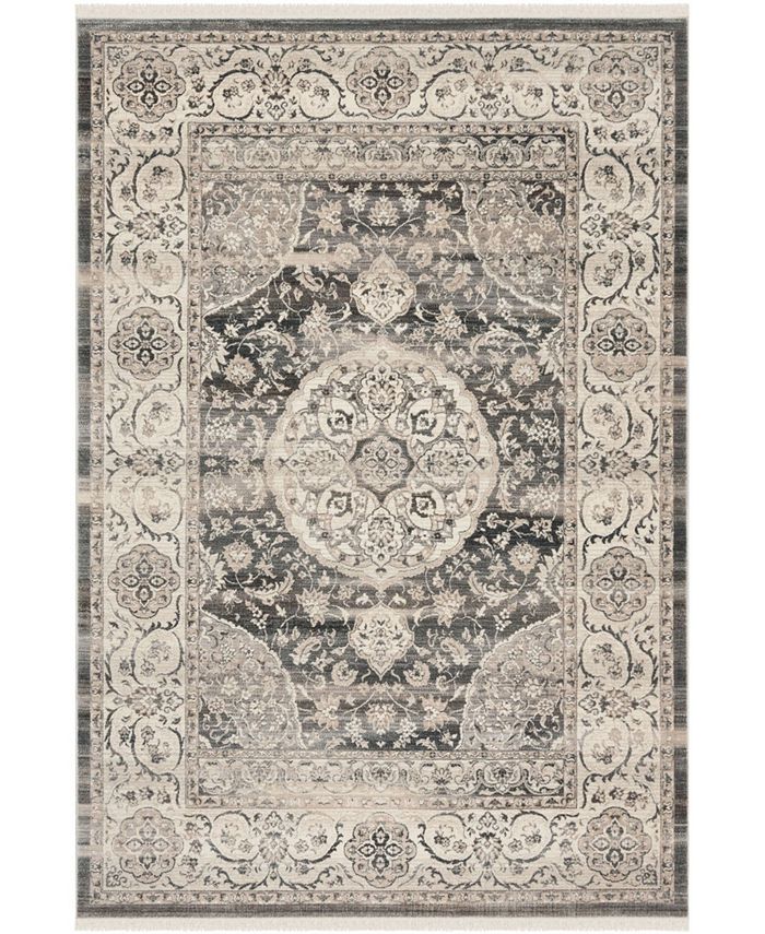 Safavieh Vintage Persian Dark Gray and Ivory 5' x 7'6" Area Rug