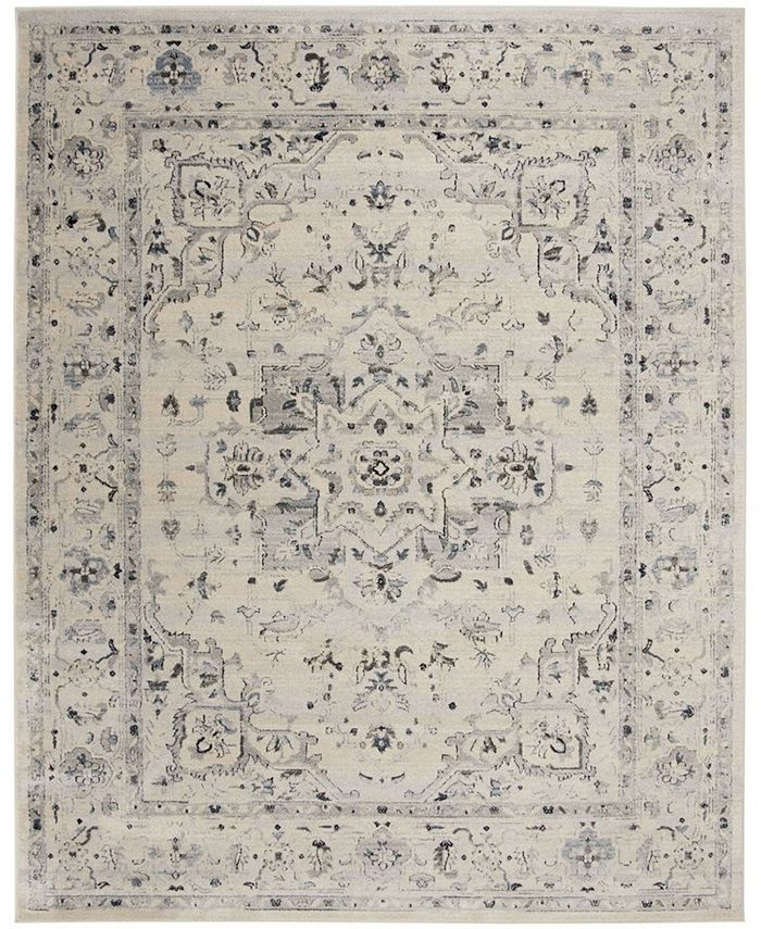 Safavieh Charleston Ivory and Light Blue 9' x 12' Area Rug