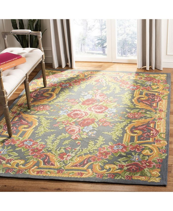 Safavieh Classic Vintage Gray and Rose 6' x 9' Area Rug