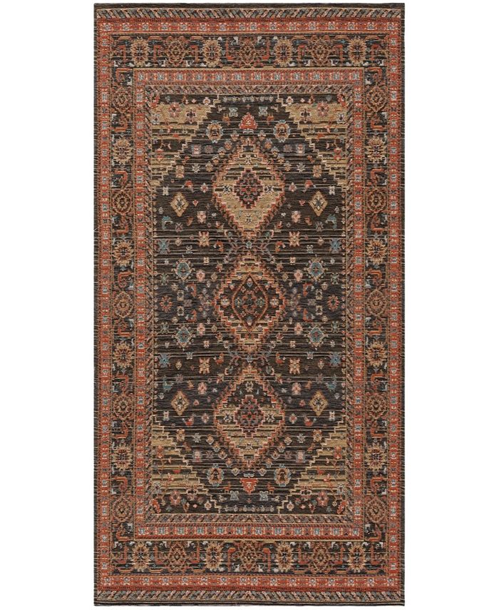 Safavieh Classic Vintage Black and Rust 2'3" x 8' Runner Area Rug