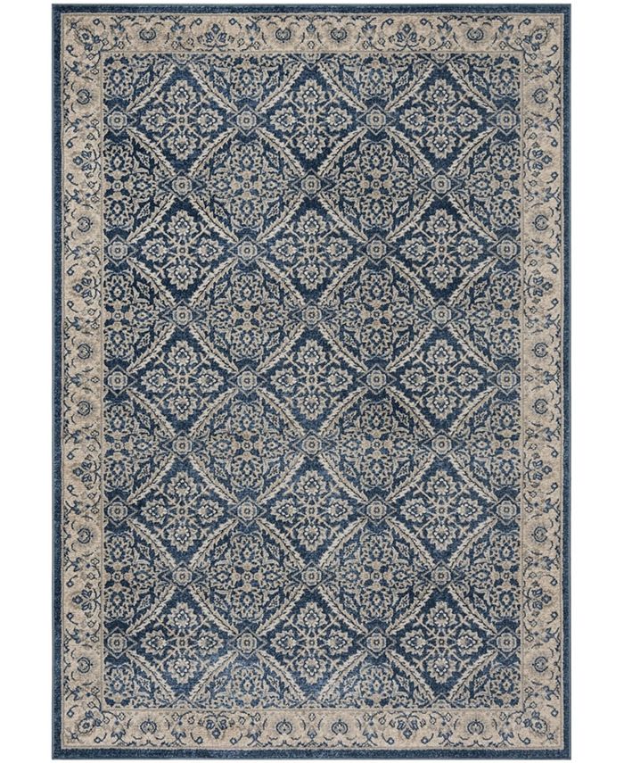 Safavieh Brentwood Navy and Creme 6' x 9' Area Rug