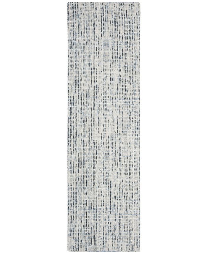 Safavieh Abstract 468 Navy and Rust 2'3" x 8' Runner Area Rug