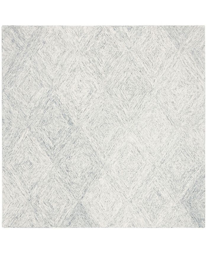 Safavieh Abstract 767 Silver 6' x 6' Square Area Rug