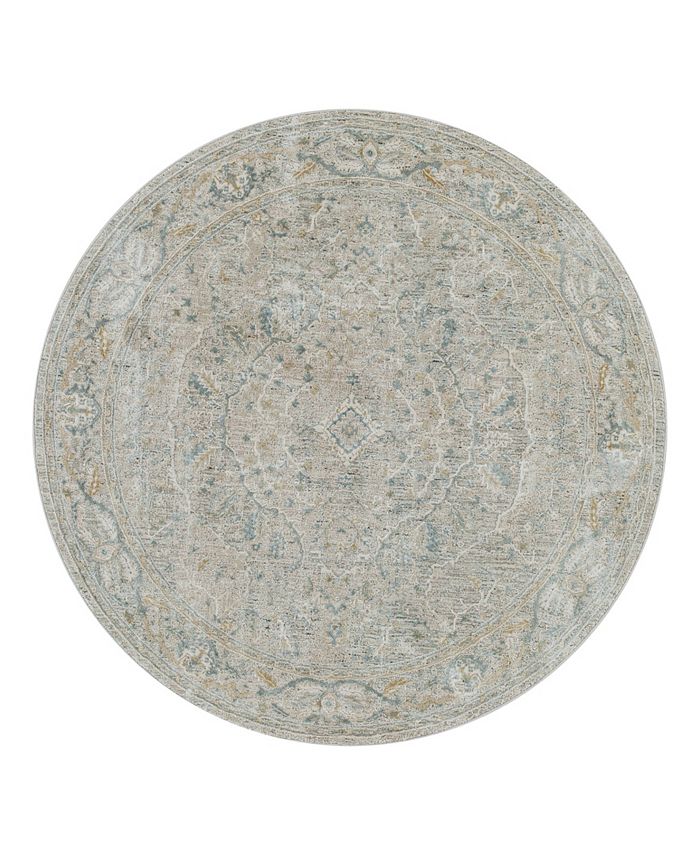 Surya Brunswick BWK-2313 6'7" x 6'7" Round Area Rug