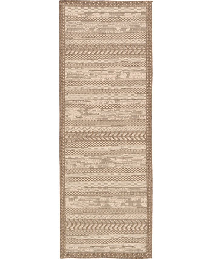 Bayshore Home Outdoor Pashio Pas4 2' 2" x 6' Runner Area Rug