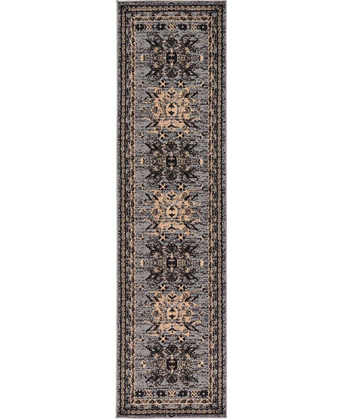 Bayshore Home Charvi Chr1 2' 2" x 8' 2" Runner Area Rug