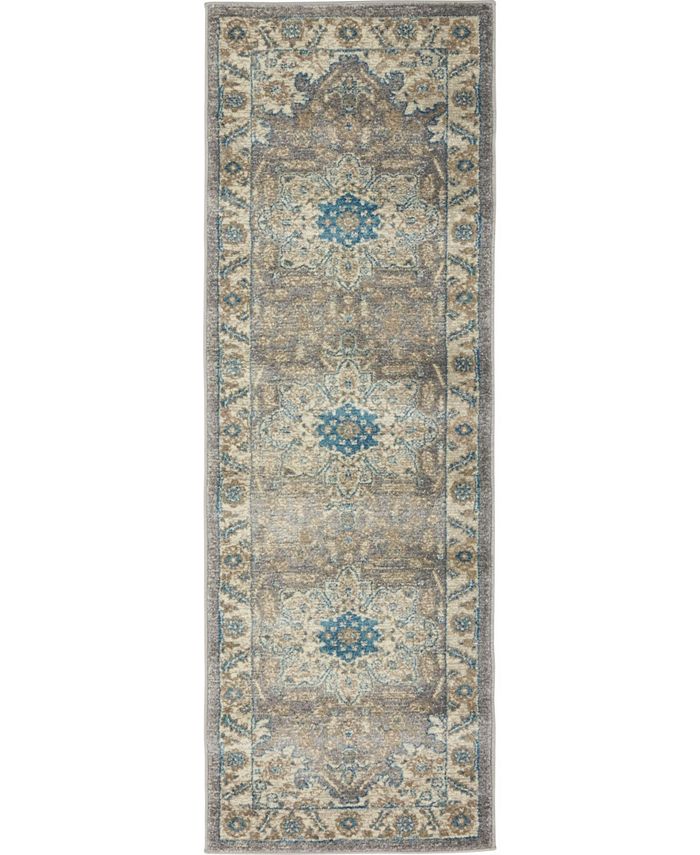 Bayshore Home Bellmere Bel2 2' x 6' Runner Area Rug