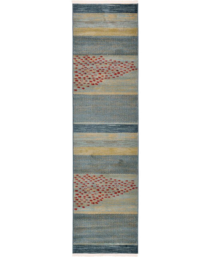 Bayshore Home Ojas Oja1 Light Blue 8' x 10' Area Rug