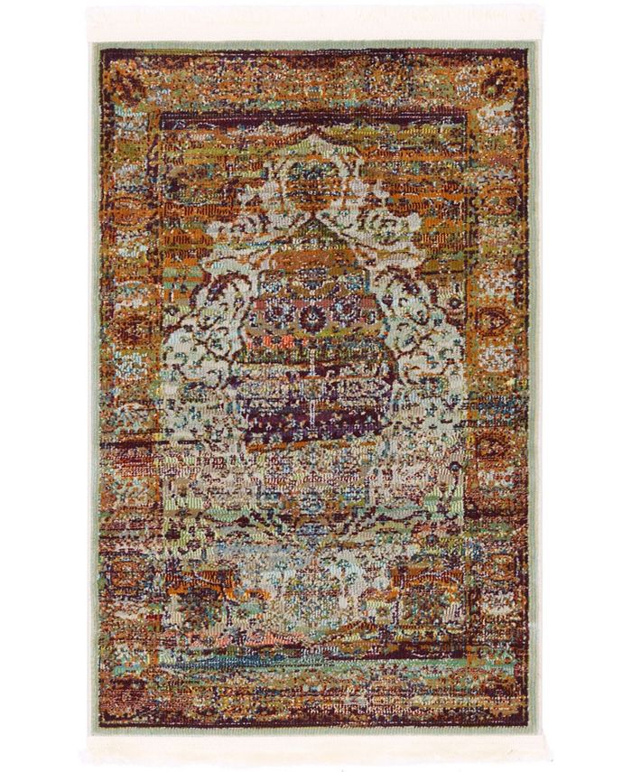 Bayshore Home Kenna Ken6 Ivory 2' 2" x 3' Area Rug