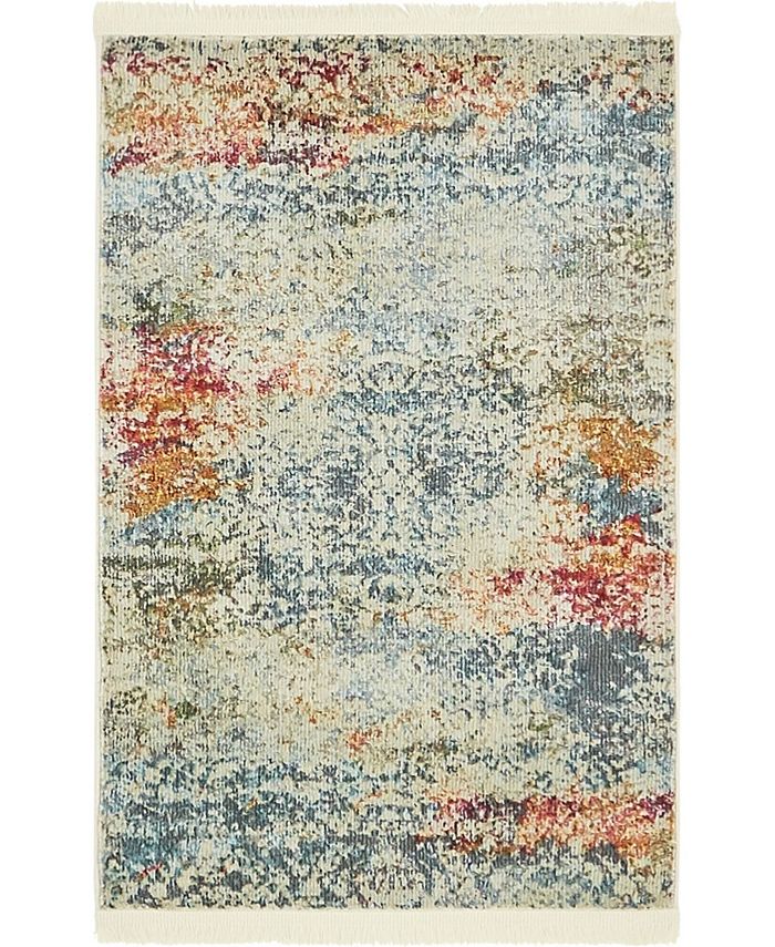 Bayshore Home Kenna Ken3 Ivory 2' 2" x 3' Area Rug