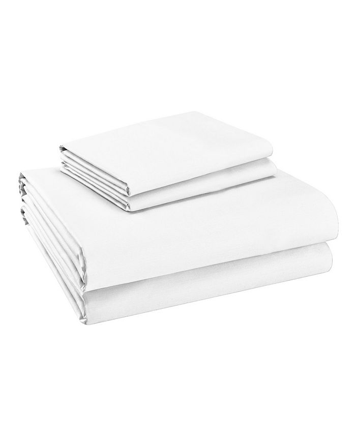 Purity Home Ultra Light 144 Thread Count Twin Sheet Set, 3 Pieces