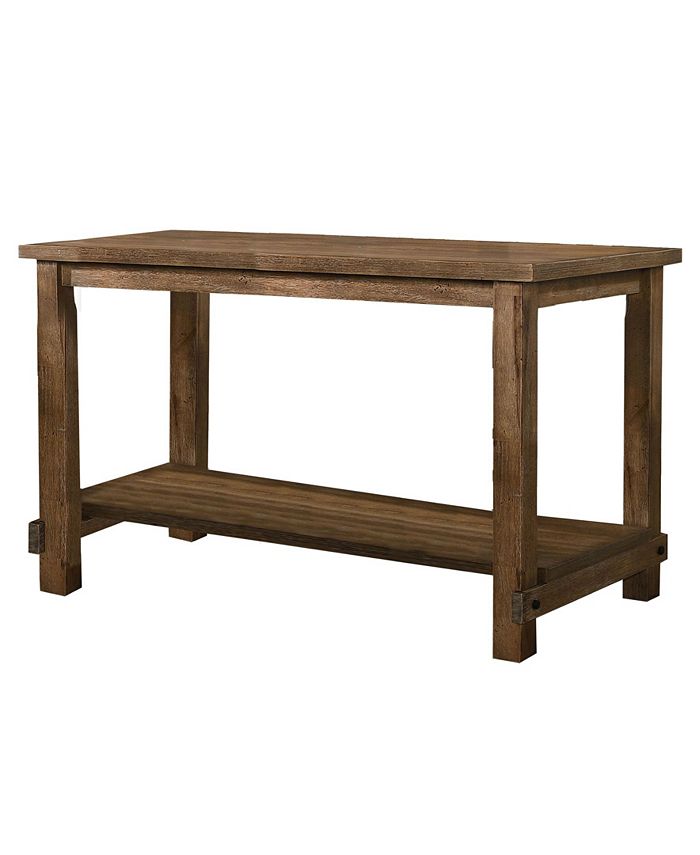 Best Master Furniture Janet Driftwood Transitional Counterheight Table
