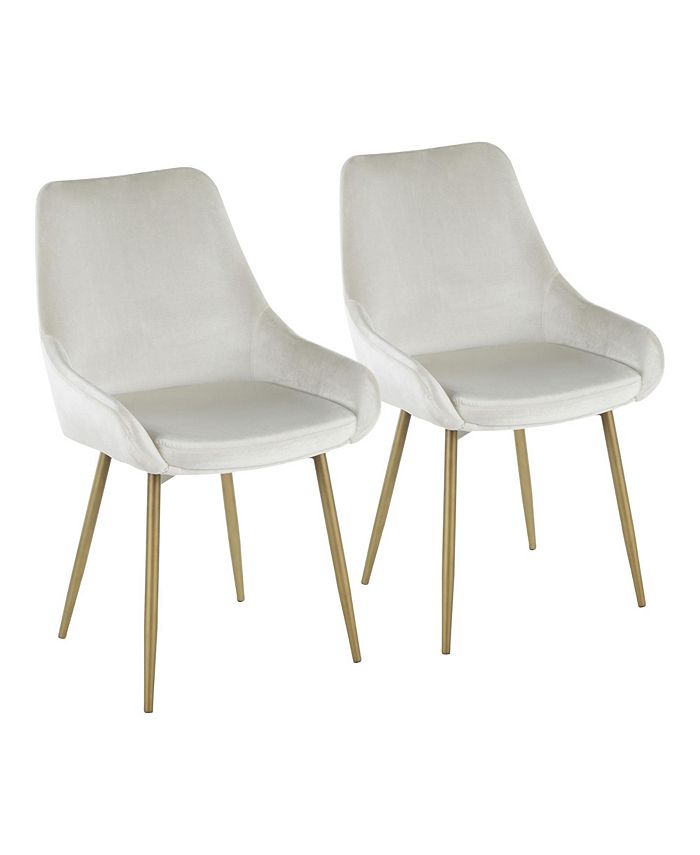 Lumisource Diana Contemporary Chair, 2 Piece Set