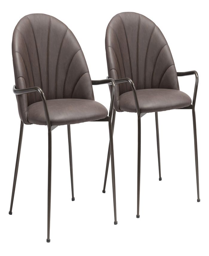 Zuo 30" Kurt Dining Chair, 2 Piece