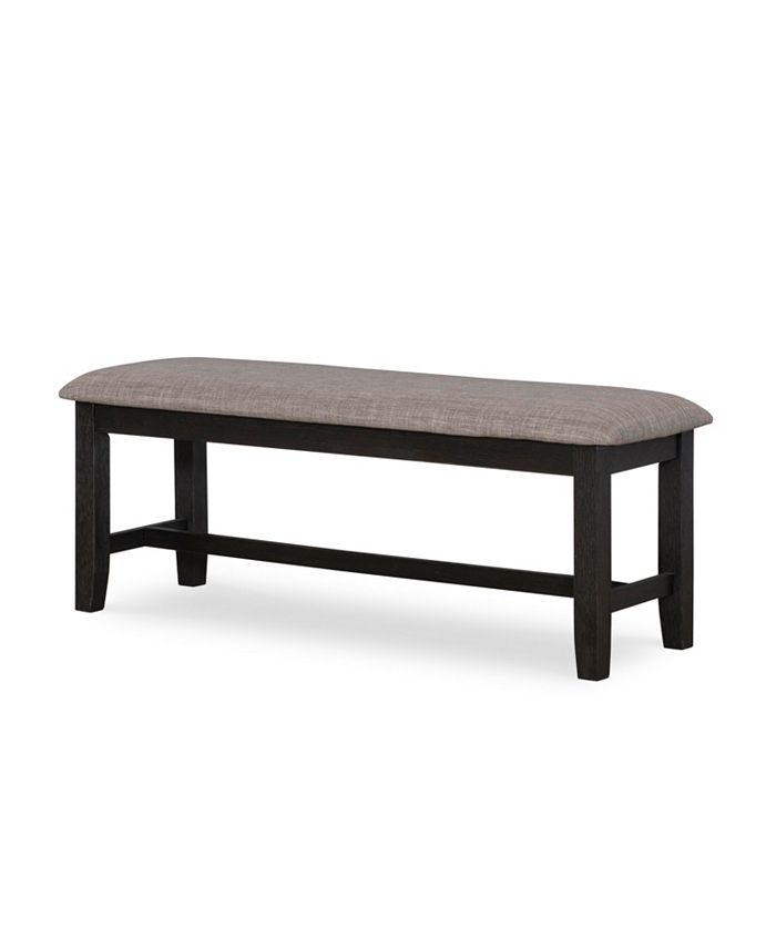 Home Furniture Outfitters Ansel Black Bench