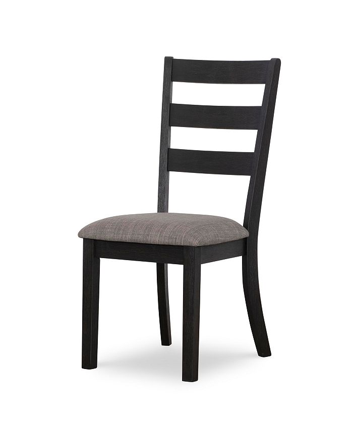 Home Furniture Outfitters Ansel Black Dining Chair