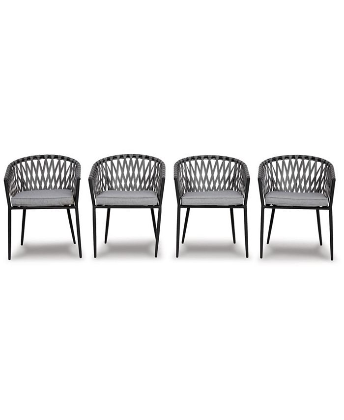 Signature Design By Ashley Palm Bliss Chair, Set of 4