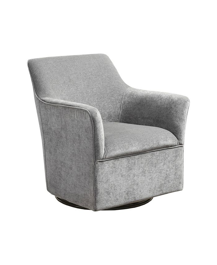 Madison Park Augustine 30.75" Fabric Swivel Glider Chair