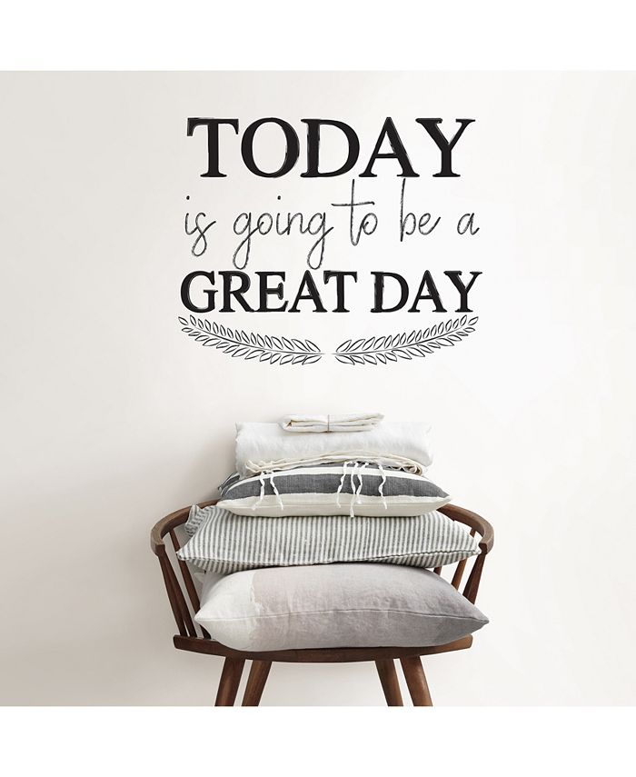 Brewster Home Fashions Great Day Wall Quote