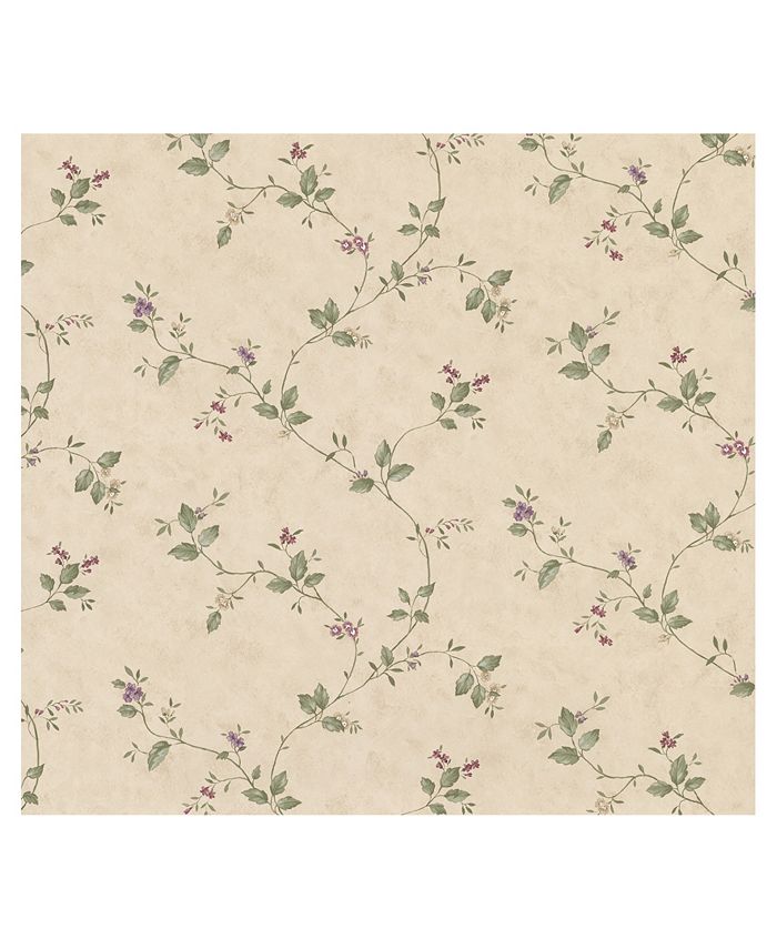 Advantage 20.5" x 369" Ree Mini Floral Trail Wallpaper