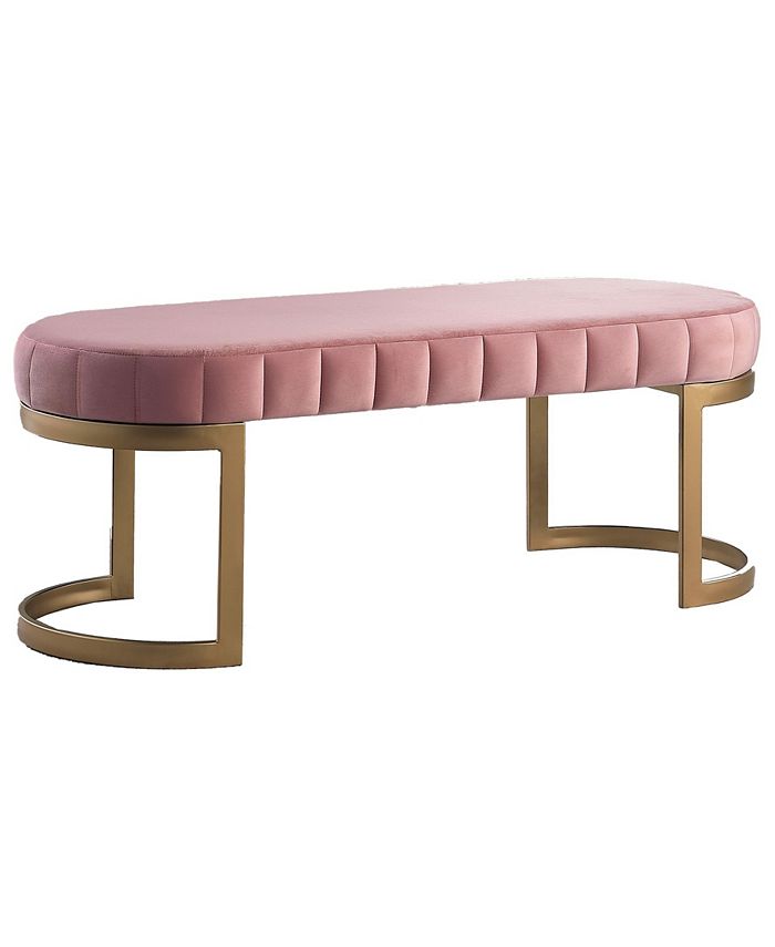 Best Master Furniture Krista Glam Accent Bench