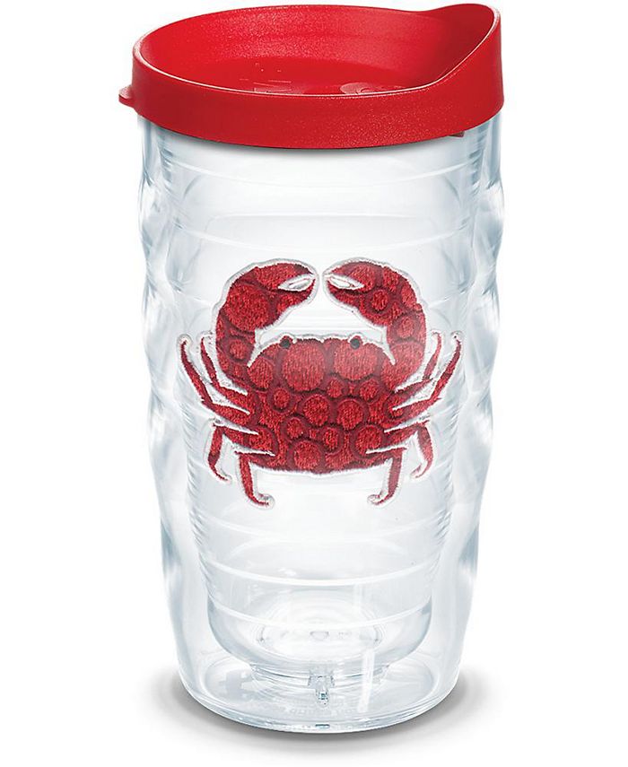 Tervis Tumbler Tervis Red Crab Dots Made in USA Double Walled  Insulated Tumbler Travel Cup Keeps Drinks Cold & Hot, 10oz Wavy, Red Lid