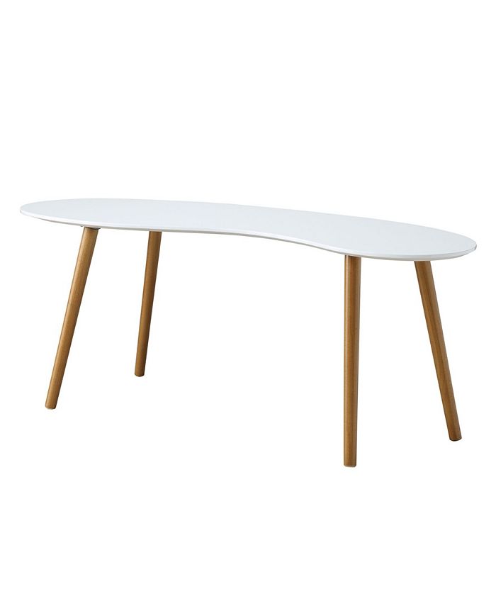 Convenience Concepts Oslo Bean Shaped Coffee Table