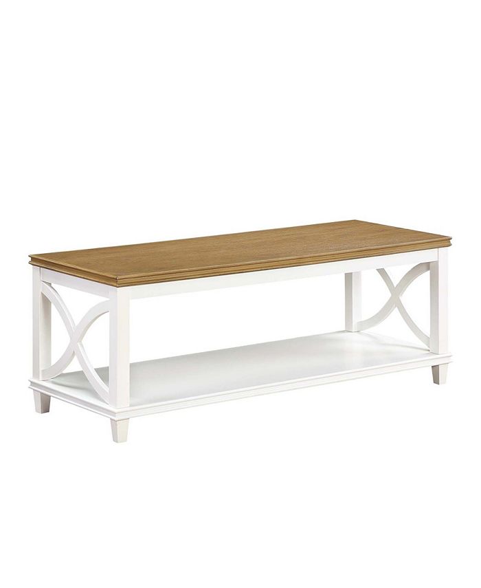 Convenience Concepts Florence Coffee Table with Shelf