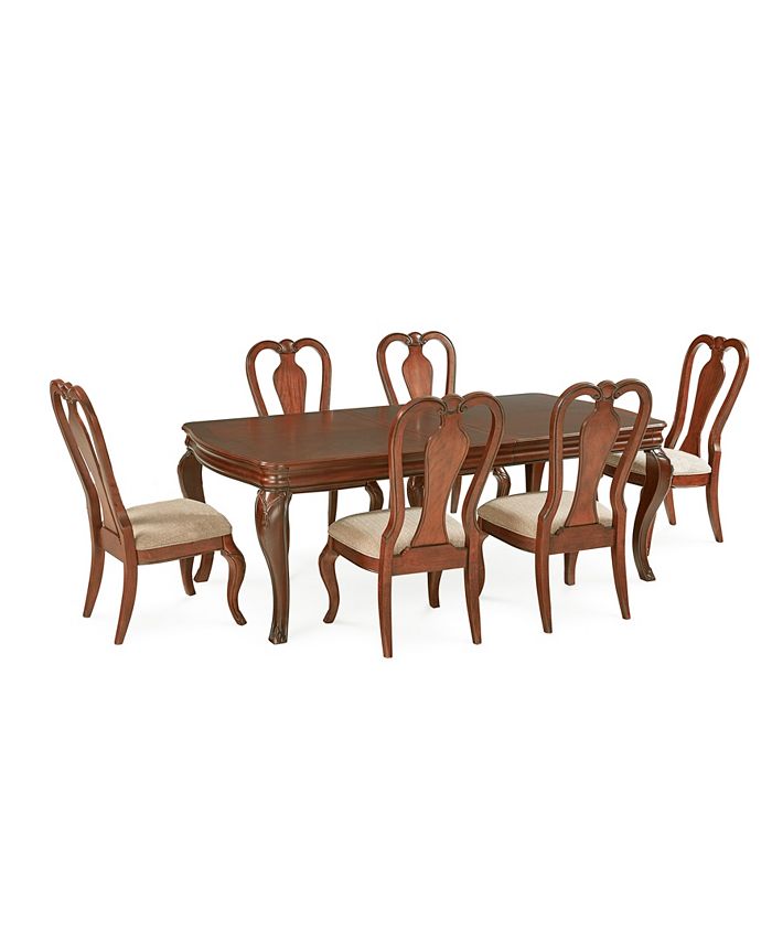 Furniture Evolution 7pc Dining Set (Table and 6 Side Chairs)