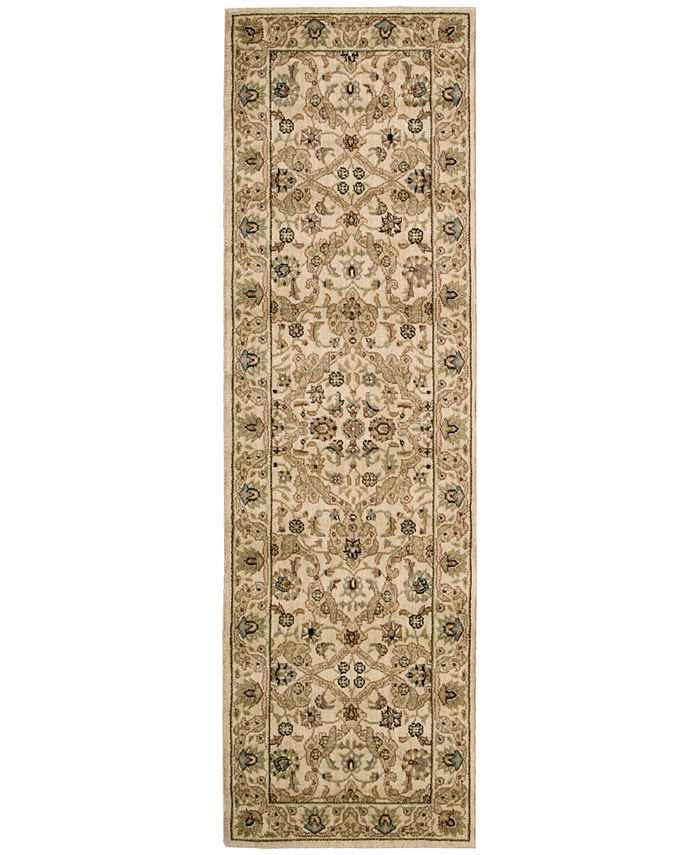 Kathy Ireland Home Lumiere Royal Countryside Beige 2'3" x 7'9" Runner Rug