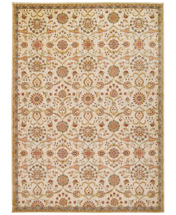 Kathy Ireland Home Ancient Times Persian Treasures Ivory 3'9" x 5'9" Area Rug