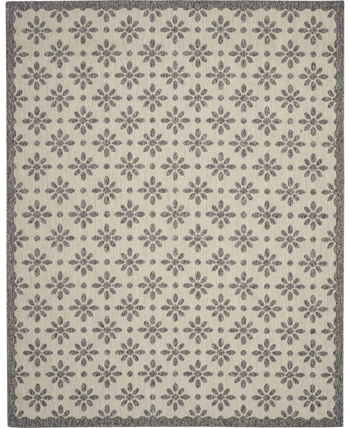 Nourison Home Cozumel CZM03 Cream 2'2" x 10' Runner Rug