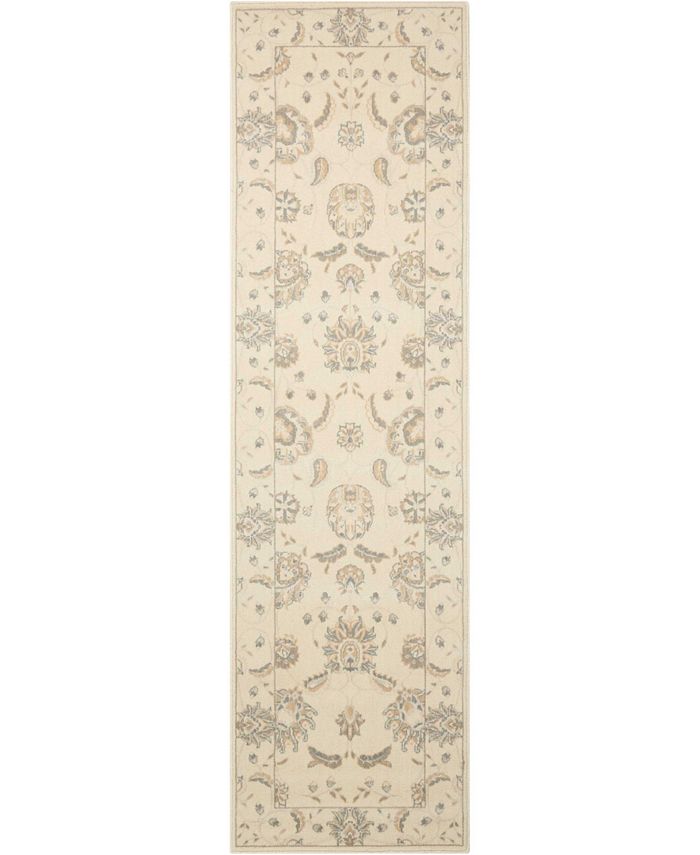 Nourison Home Persian Empire PE22 Bone 2'3" x 8' Runner Rug