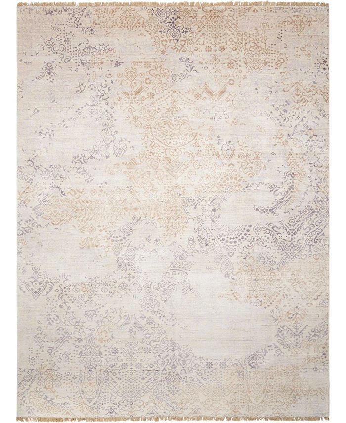 Nourison Home Aldora ALD12 Beige 5'6" x 8' Area Rug