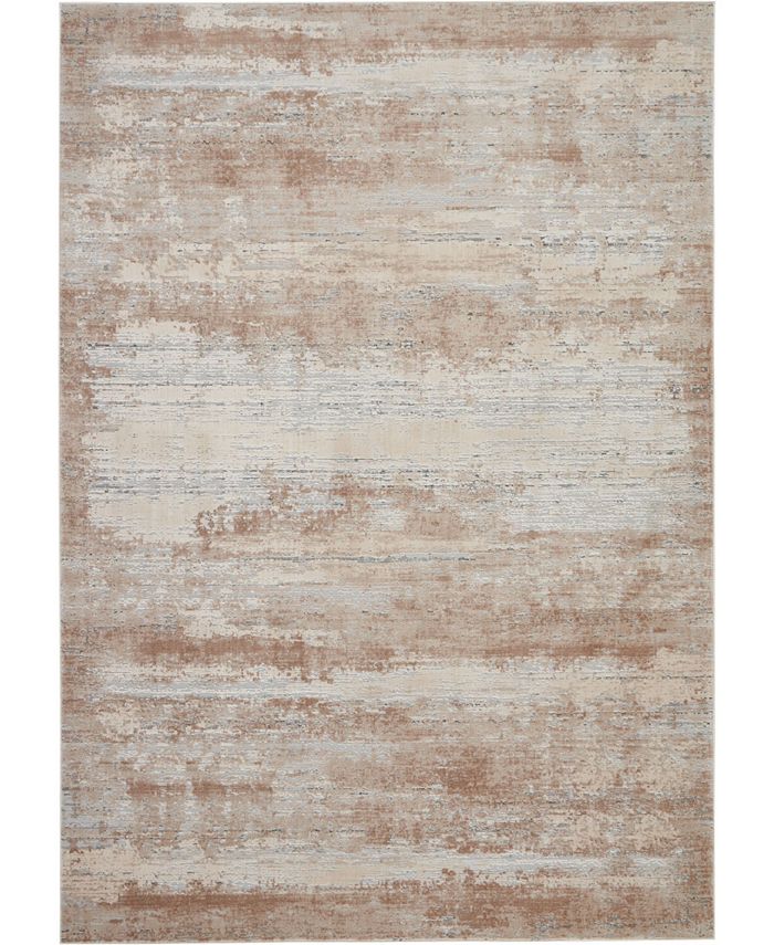 Nourison Home Rustic Textures RUS03 Beige 2'2" x 7'6" Runner Rug