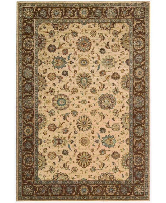 Nourison Home Living Treasures LI05 Beige 7'6" x 9'6" Area Rug